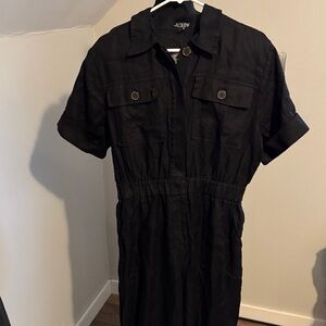 J. Crew Black Women's pantsuit 100% linen